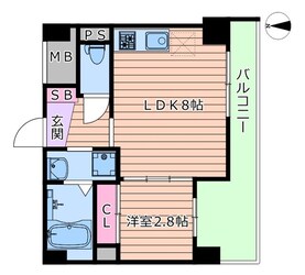 アドバンス江坂ラシュレの物件間取画像